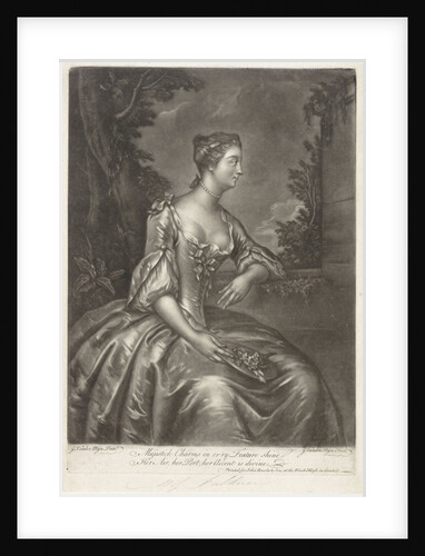 Portrait of a seated woman, George van der Mijn by John Bowles & Son