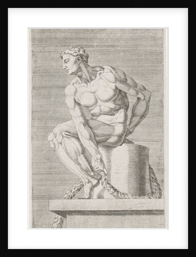 Figure from the Sistine Chapel, Rome Italy by Dirck Volckertsz Coornhert