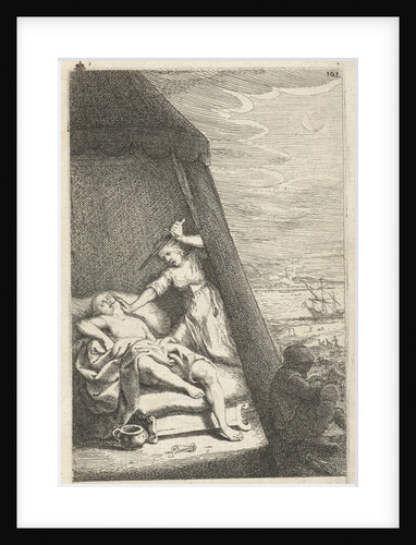 A woman kills a man in his sleep by Jacob Lescailje