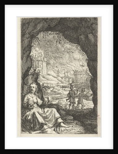 Queen hidden in a cave by Jacob Lescailje