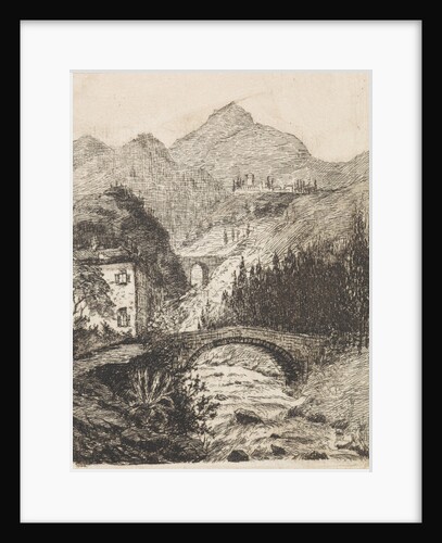 Village in the Apennines by Elias Stark