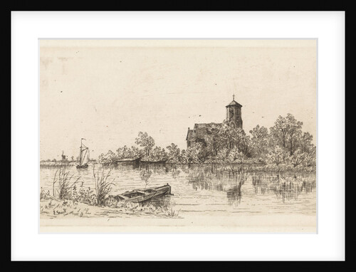 View of the St. Urban Church in Bovenkerk by Elias Stark