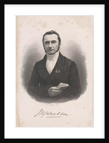 Portrait of Jan Hendrik Scholten by Dirk Noothoven van Goor