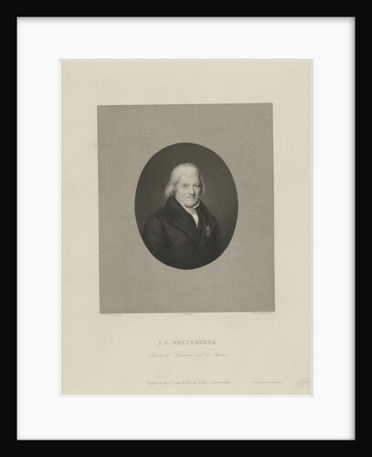 Portrait of John Leonard Wolterbeek by Frans Buffa en Zonen