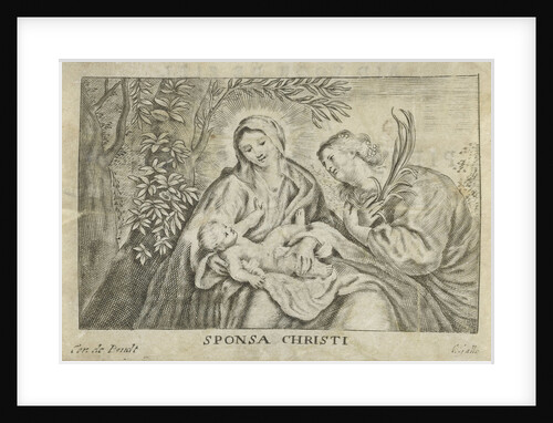 Mary with Child and martyr by Cornelis de Bout