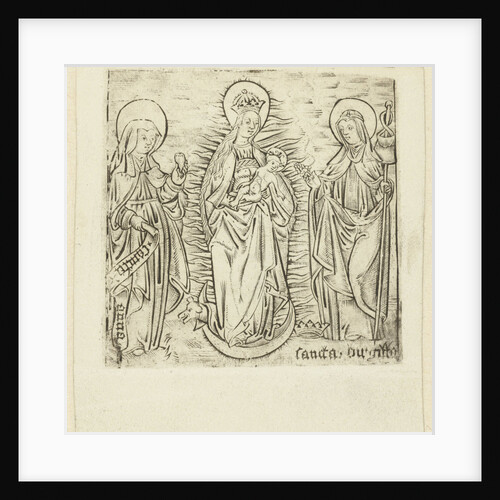 Madonna with Saint Anna and Brigitta by Anonymous