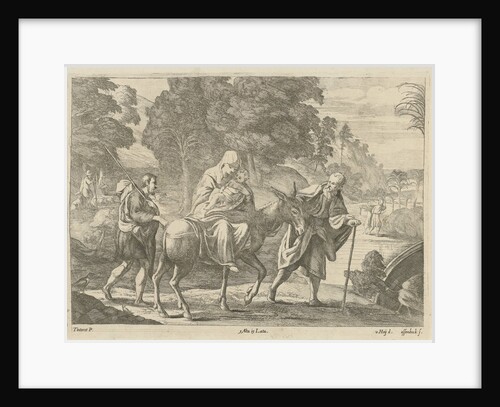 Flight into Egypt by Jan van Ossenbeeck