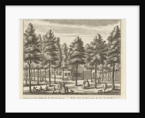 Forest path near Alkmaar, The Netherlands by Abraham Rademaker