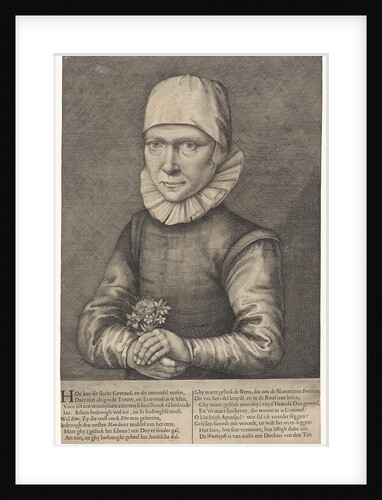 Portrait of Eva Vliegen by Balthasar Flessiers