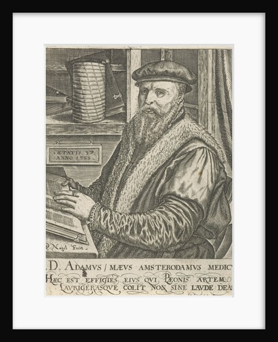 Portrait of Adam Maeus by Pieter Nagel