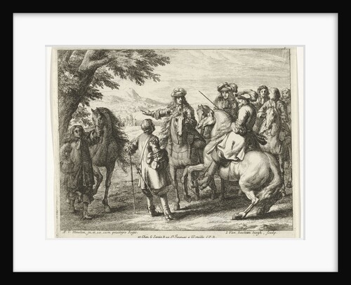 Captains on horseback by Adam Frans van der Meulen