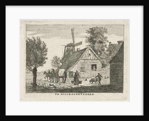 View of a village by Hendrik Roosing