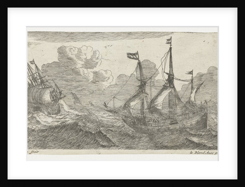 Sailing in rough seas by Le Blond