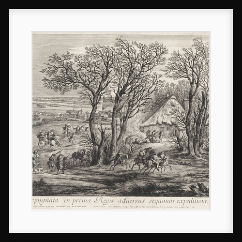 Dôle Jura France, City taken by French troops by Adam Frans van der Meule