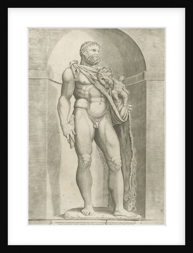 Statue of Emperor Commodus as Hercules by Antonio Lafreri