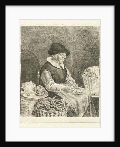 Old woman by Quiringh Gerritsz. van Brekelenkam
