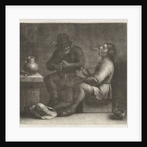 Two pipe-smoking men by David Teniers II