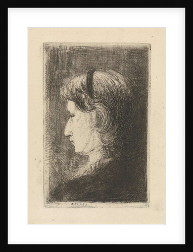 Portrait of Aleida Schaap by Jozef Israëls