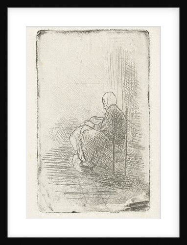 Seated woman by Jozef Israels