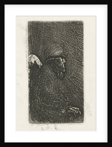 Sitting old man by Jozef Israëls