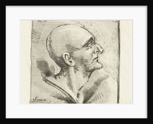 Portrait of a philosopher, statesman and dramatist Seneca the Younger by Willem Bilderdijk