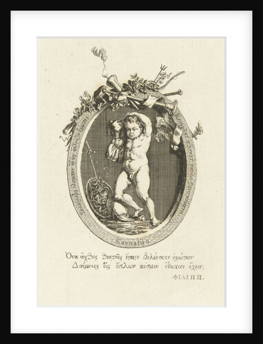 Carnelian with Amor by Willem Bilderdijk