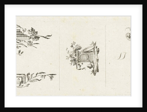 Journal with five vignettes and initial by Willem Bilderdijk