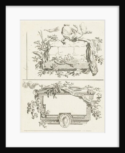 Journal with three vignettes including name Bilderdijk by Willem Bilderdijk