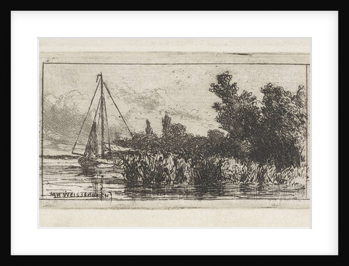 View of Lek by Jan Weissenbruch