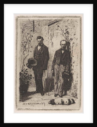 Self Portrait of Frederick Henry Weissenbruch by Jan Weissenbruch