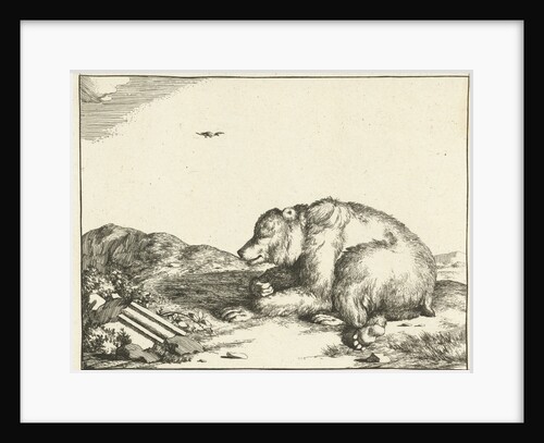 Reclining bear by Marcus Gerards I