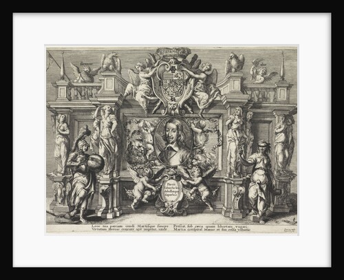 Allegorical portrait of Leopold Willem, governor of the Southern Netherlands by Frans van den Wijngaerde