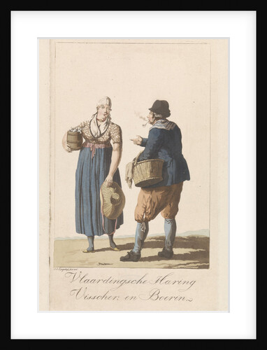 Fishermen from Vlaardingen by Jan Anthonie Langendijk Dzn
