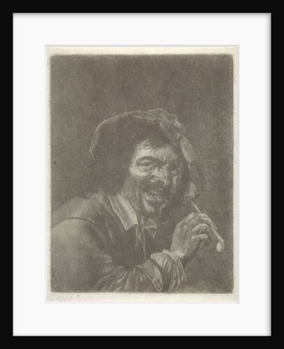 Man with a Pipe by Jan Verkolje I Petrus Staverenus