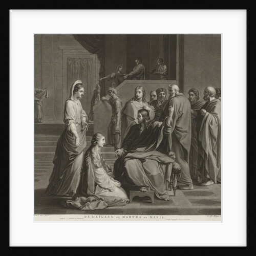 Christ with Martha and Mary by Evert Maaskamp