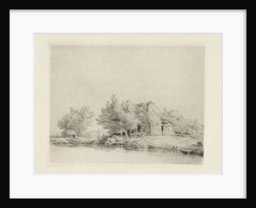 Woman at a farm by Remigius Adrianus Haanen