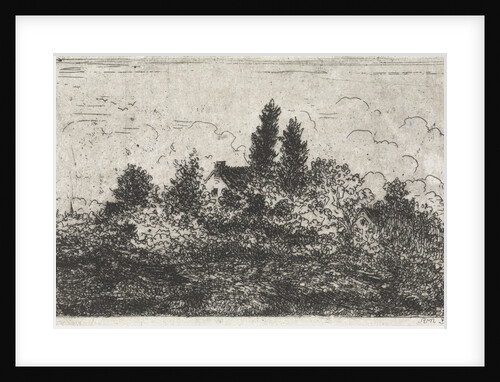 House amidst trees by Arnoud Schaepkens