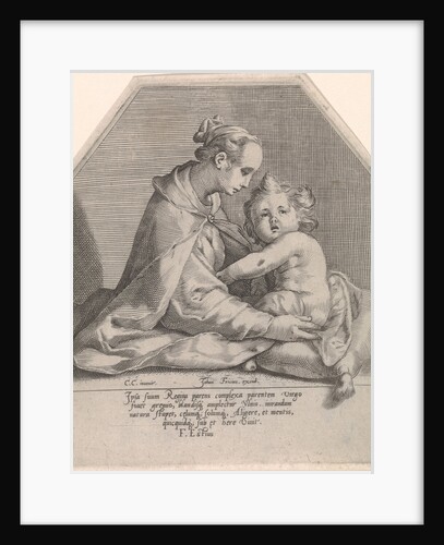 Mary with Child by Johan Fricius