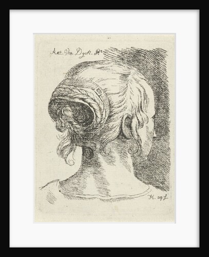 Head of a woman seen from behind by James Hazard
