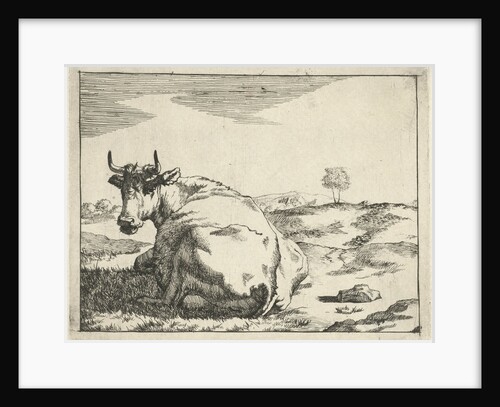 Lying cow by Paulus Potter