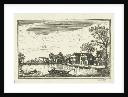 Nieuwersluis drawbridge by Hendrik Spilman