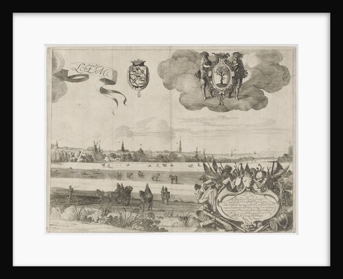 View of Haarlem C by Samuel Ampzing