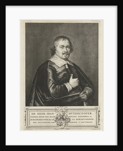 Portrait of Joan Huydecoper by Anonymous