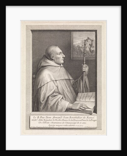 Portrait of Armand Jean Le Bouthillier de Rancé by Lodewijk XIV