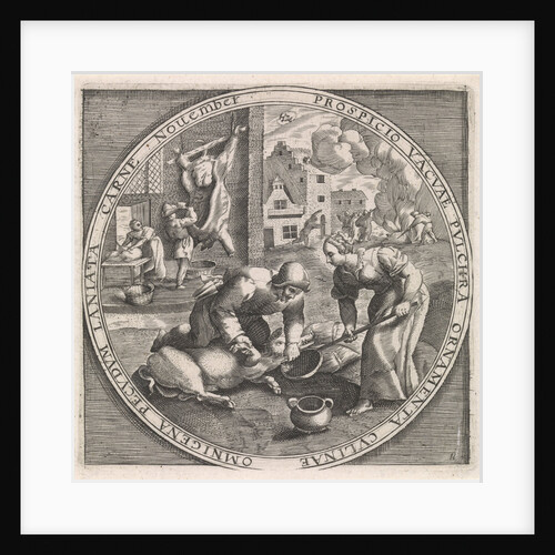 November: slaughter time by Maerten de Vos