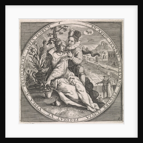 April: loving couple by Maerten de Vos