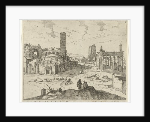 View of the Roman Forum by Willem van Nieulandt II