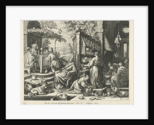 Meal at Emmaus by Hendrick Hondius I
