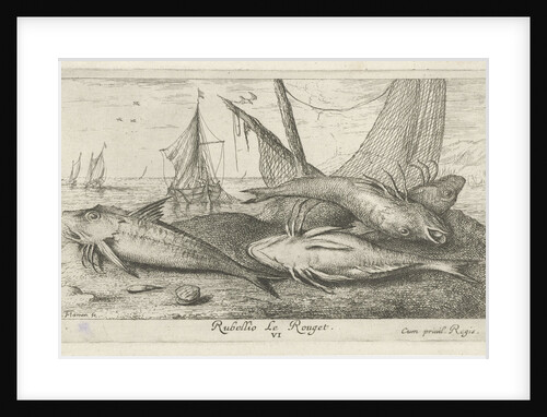 Fish on the beach by Albert Flamen