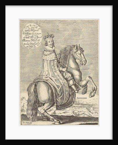 Equestrian Portrait of Charles I, King of England by Cornelis van Dalen I
